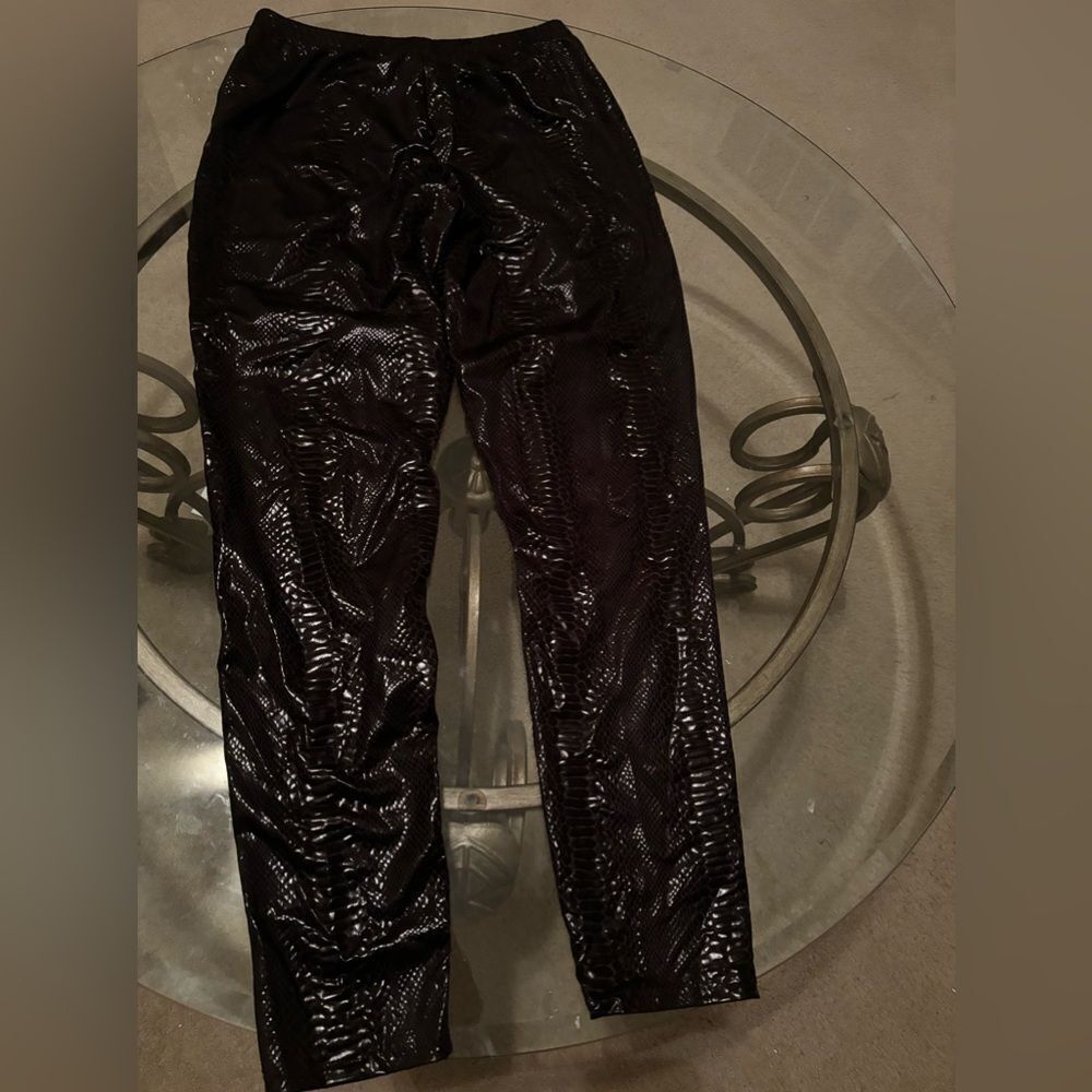 Croc faux leather style leggings